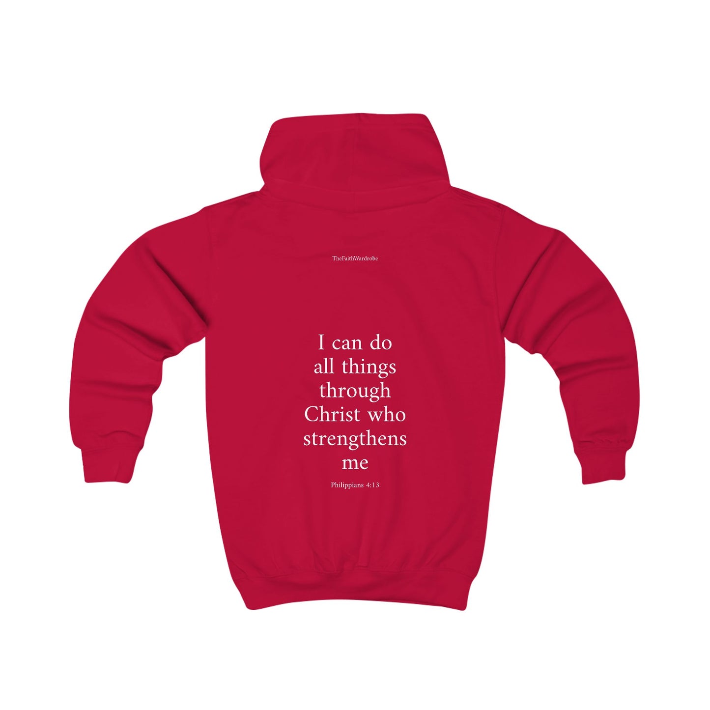 Kids Philippians 4:13 Hoodie