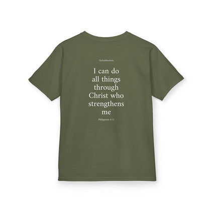Kids Philippians 4:13 T-Shirt