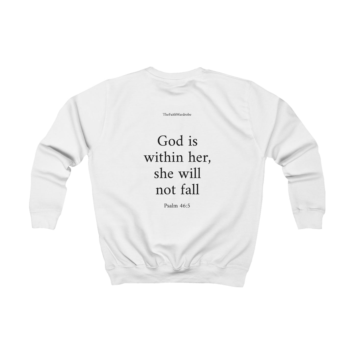 Kids Psalm 46:5 Sweatshirt