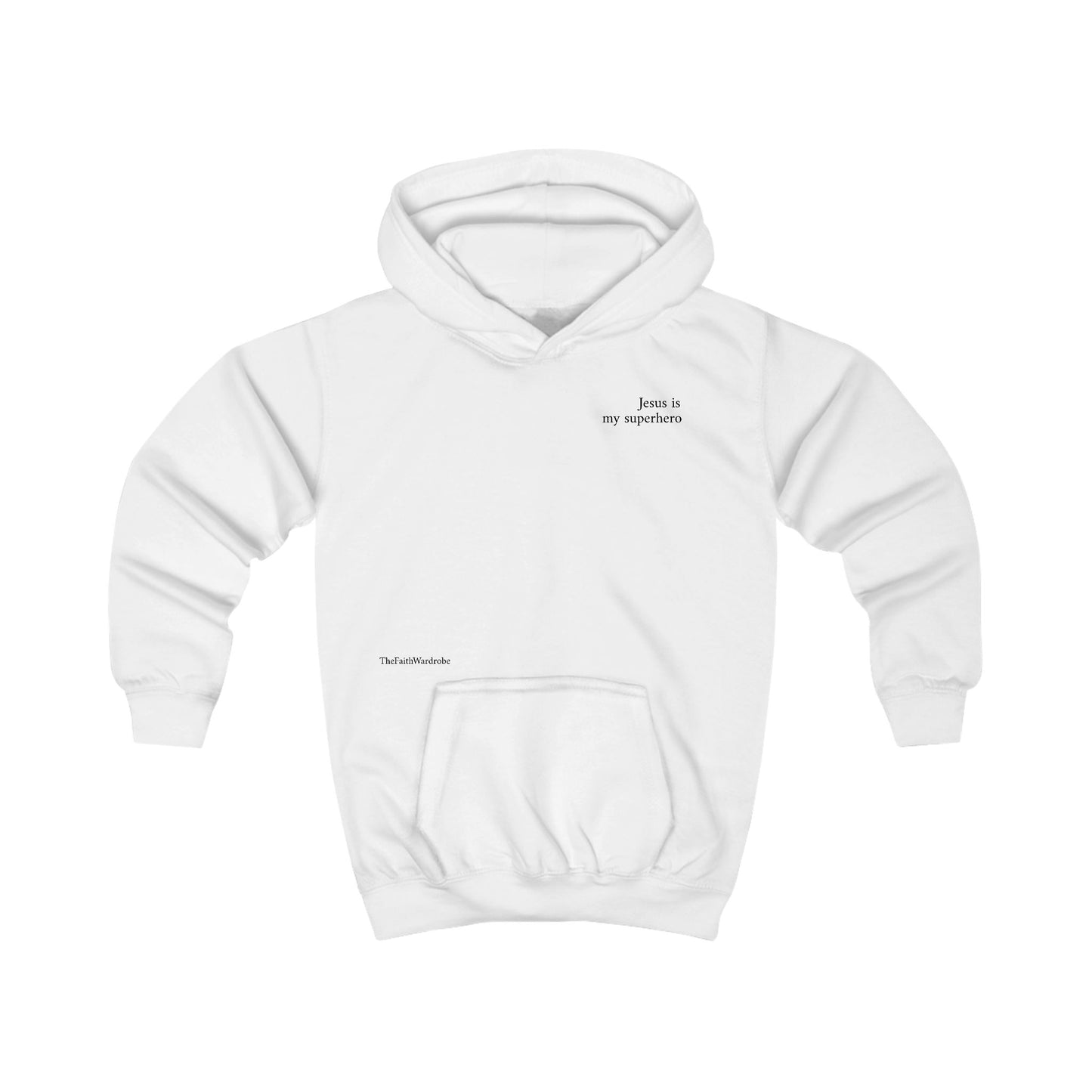 Kids Jesus is my superhero Hoodie