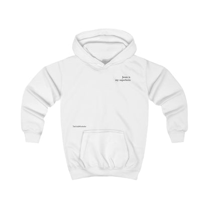 Kids Jesus is my superhero Hoodie