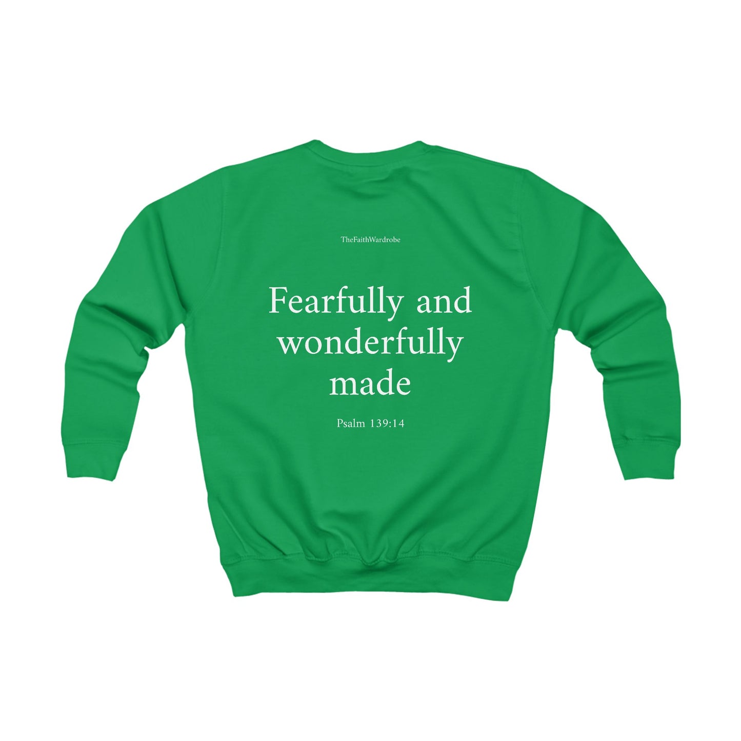 Kids Psalm 139:14 Sweatshirt