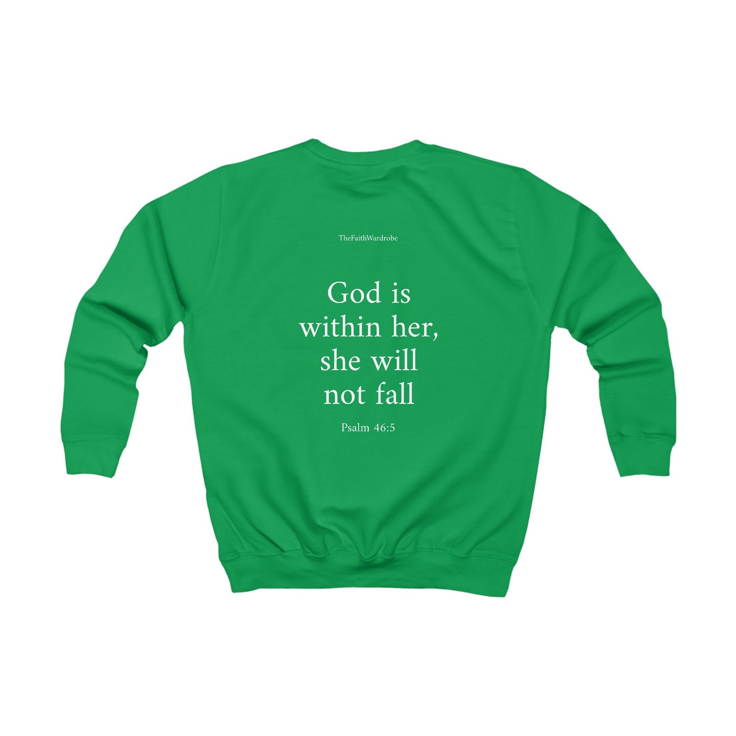 Kids Psalm 46:5 Sweatshirt