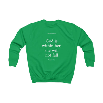 Kids Psalm 46:5 Sweatshirt