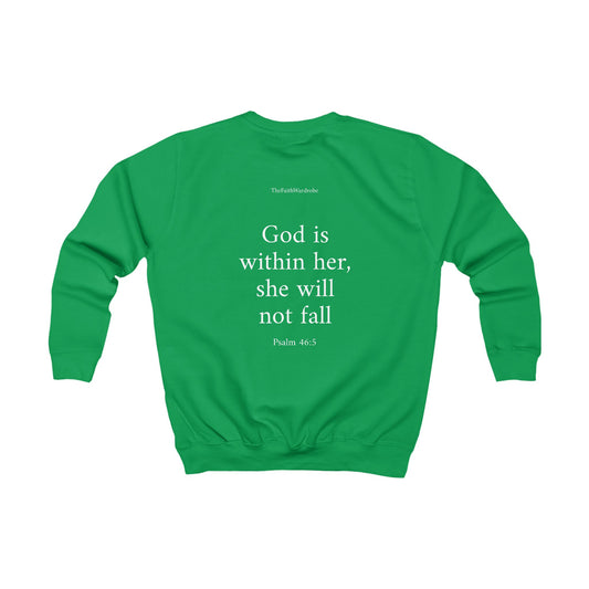 Kids Psalm 46:5 Sweatshirt