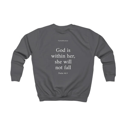 Kids Psalm 46:5 Sweatshirt
