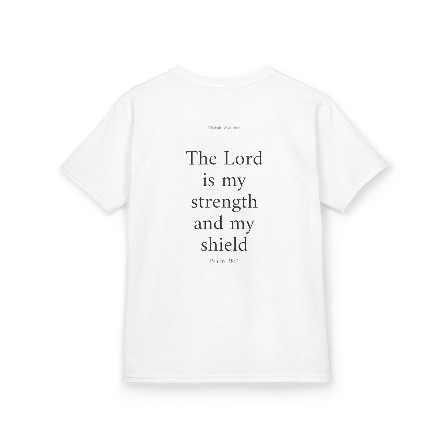 Kids Psalm 28:7 T-Shirt