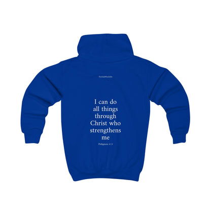 Kids Philippians 4:13 Hoodie