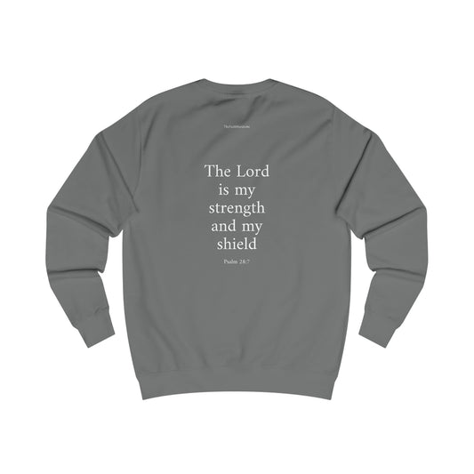 Psalm 28:7 Sweatshirt