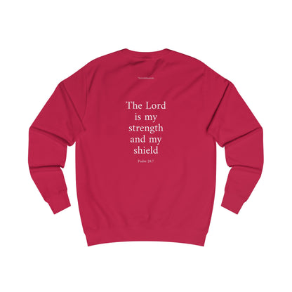 Psalm 28:7 Sweatshirt