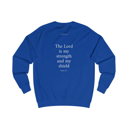 Psalm 28:7 Sweatshirt