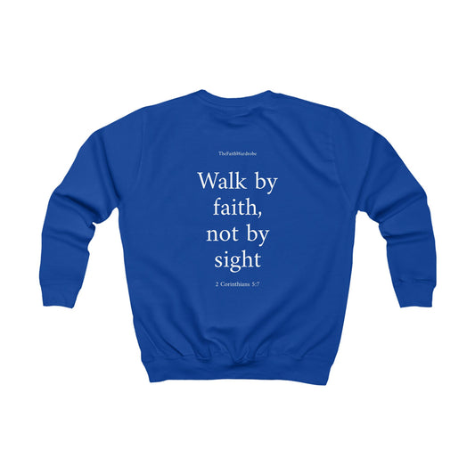 Kids 2 Corinthians 5:7 Sweatshirt