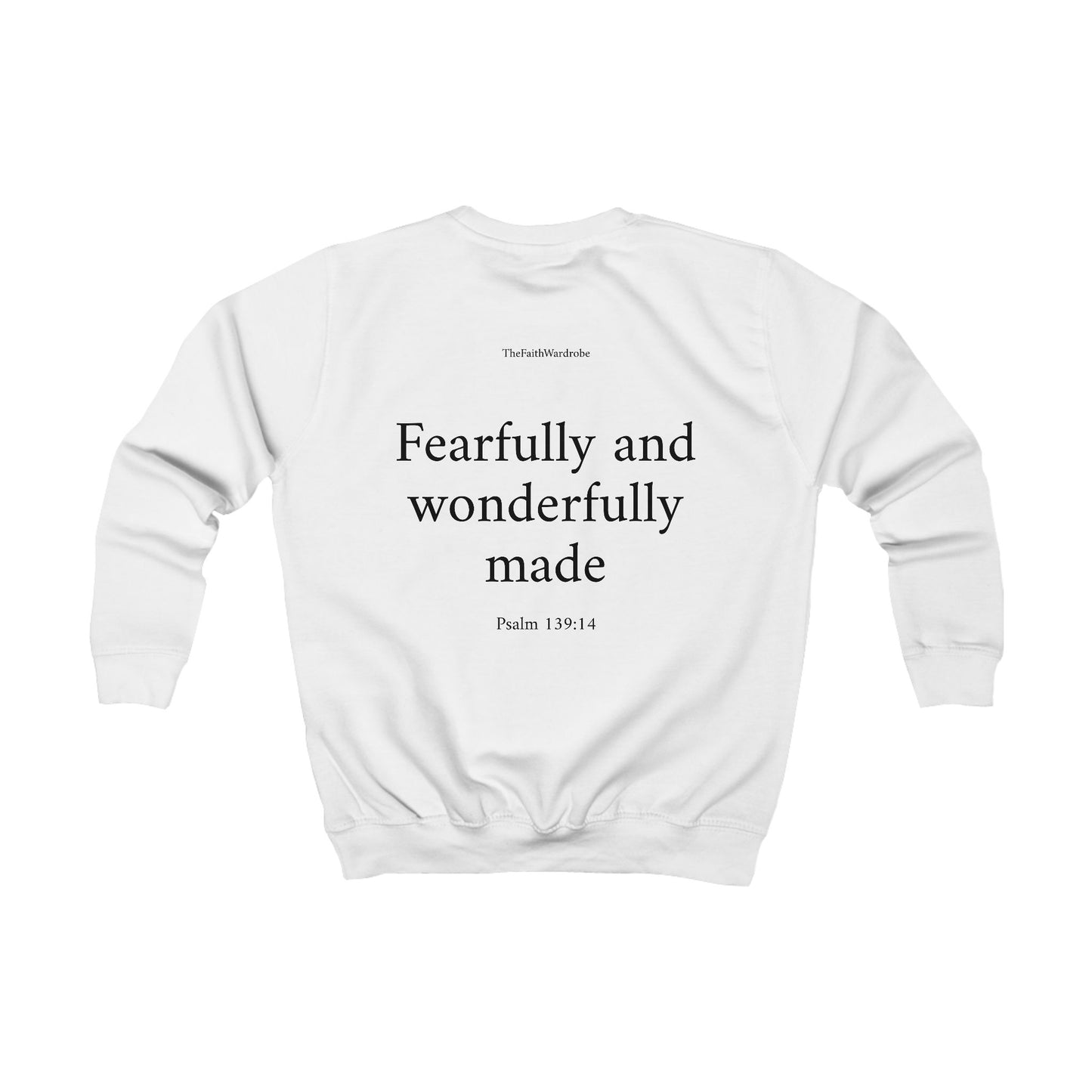 Kids Psalm 139:14 Sweatshirt