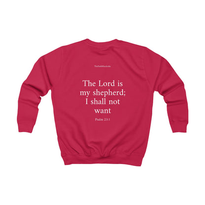 Kids Psalm 23:1 Sweatshirt