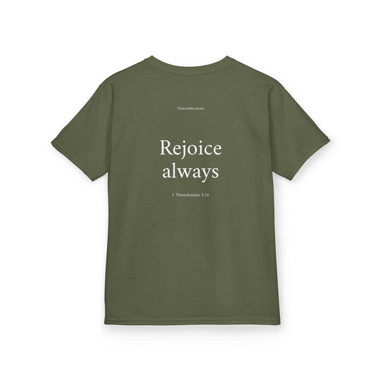 Kids 1 Thessalonians 5:16 T-Shirt