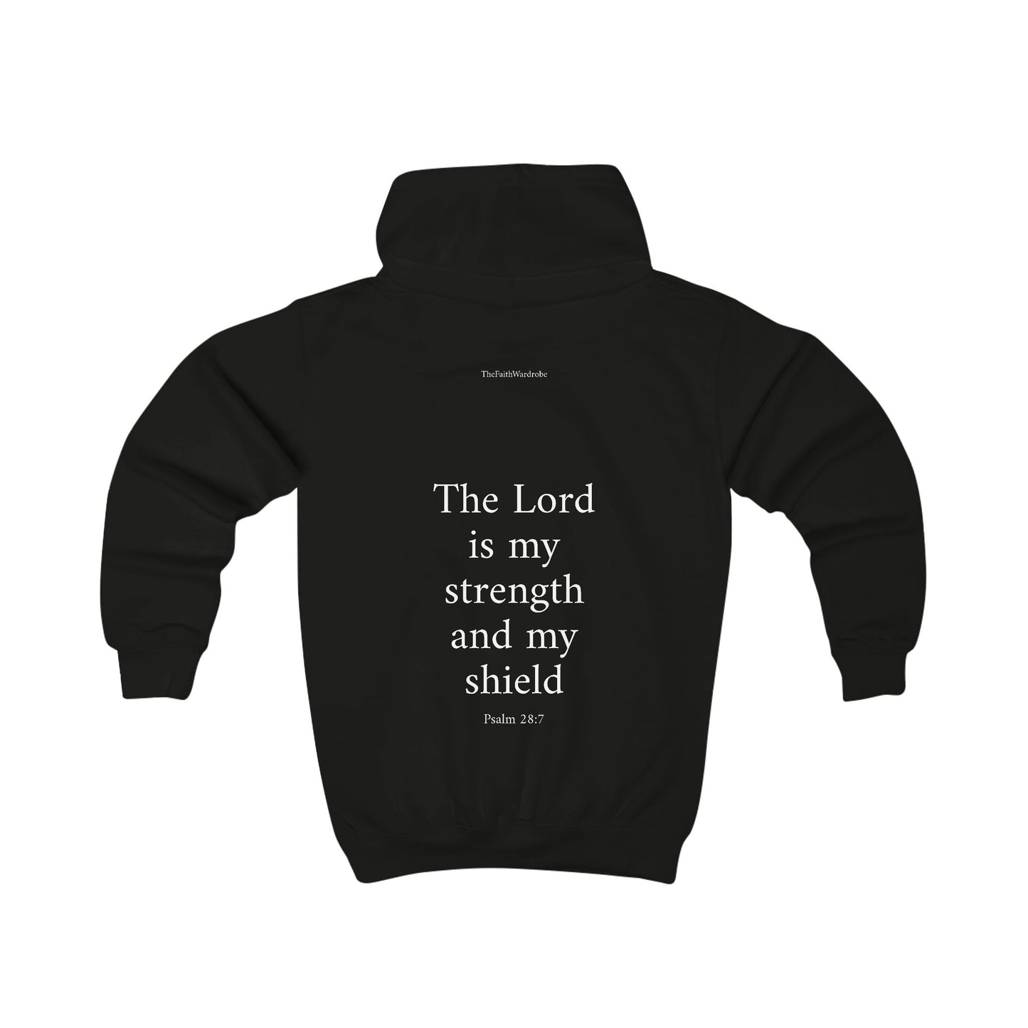 Kids Psalm 28:7 Hoodie