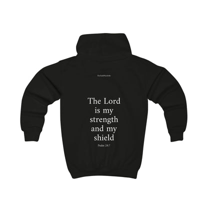 Kids Psalm 28:7 Hoodie