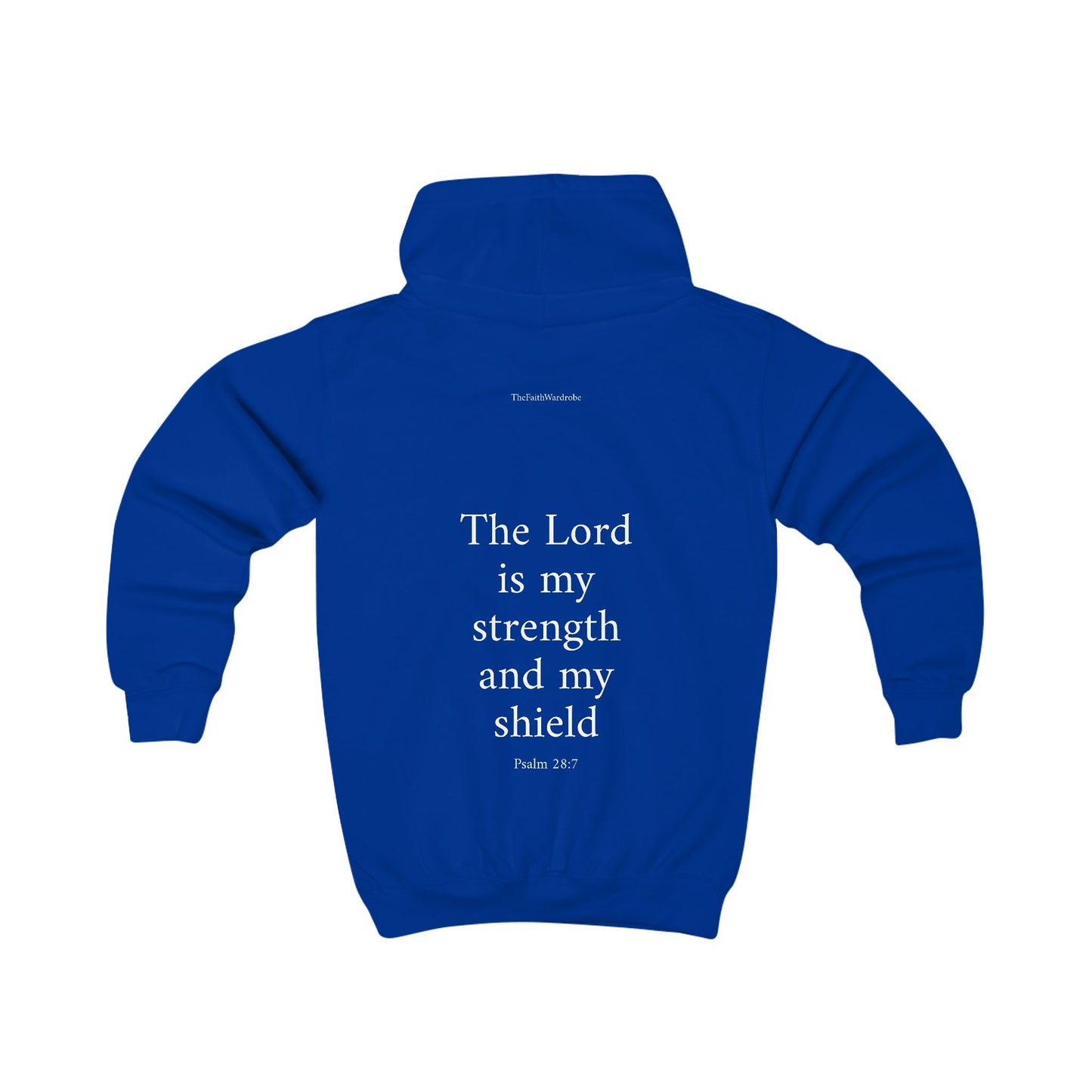 Kids Psalm 28:7 Hoodie