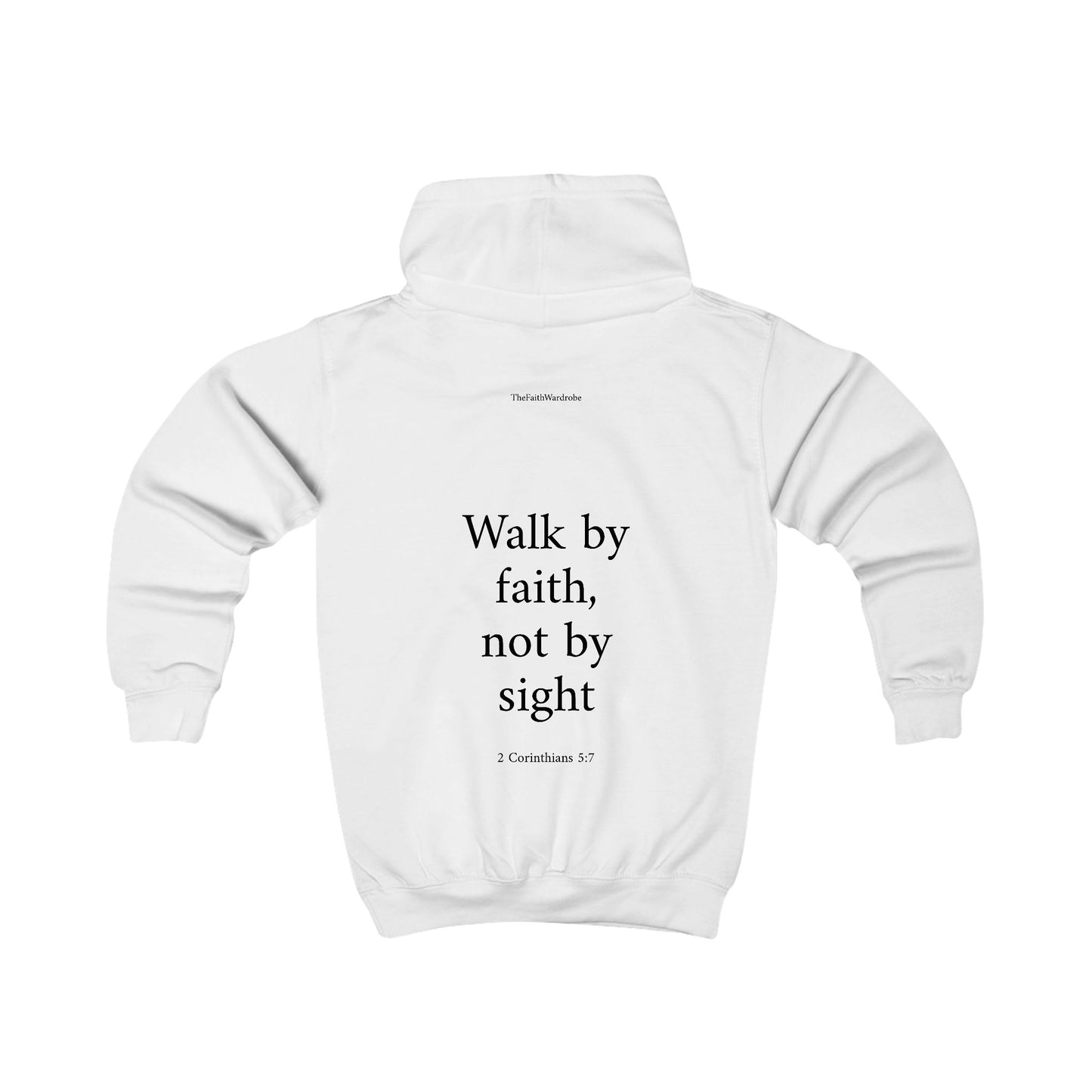 Kids 2 Corinthians 5:7 Hoodie